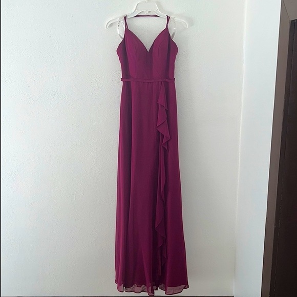 Azazie Naeem. Color: Raspberry. - Picture 3 of 3